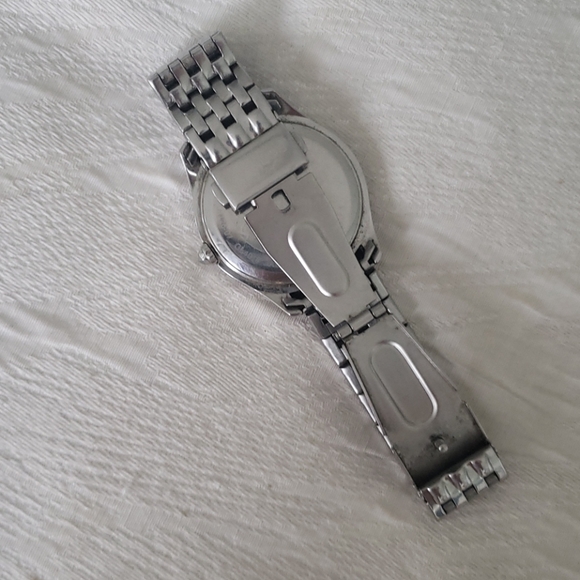 BCBG silver watch with cz - Picture 3 of 3